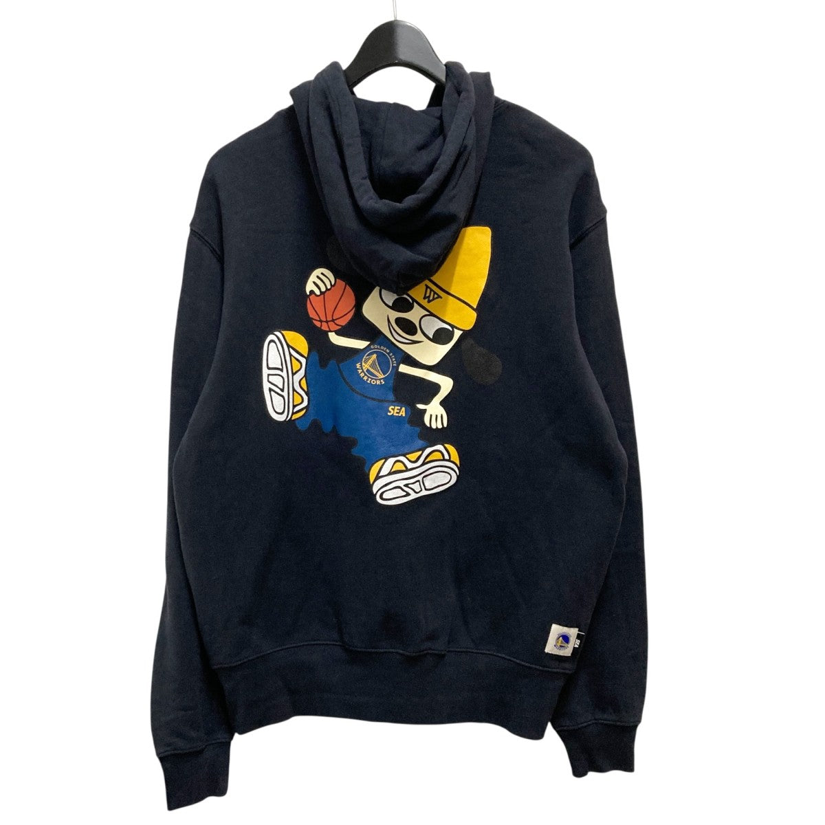 Warriors ジップパーカー UNK NBA⁄GOLDEN STATE WARRIORS⁄ジップパーカー⁄M⁄コットン⁄BLK