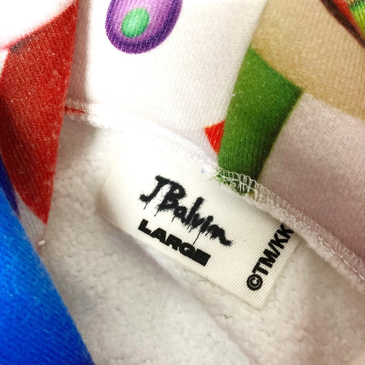J．BALVIN×Takashi Murakami All Over Flowers Hoodie総柄パーカー 古着・中古-4枚目のアイテム画像