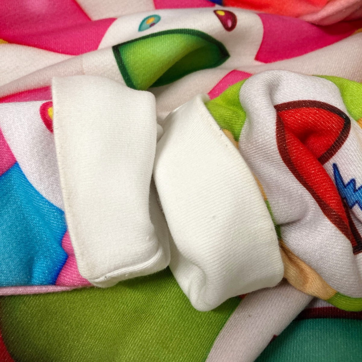 J．BALVIN×Takashi Murakami All Over Flowers Hoodie総柄パーカー 古着・中古-6枚目のアイテム画像