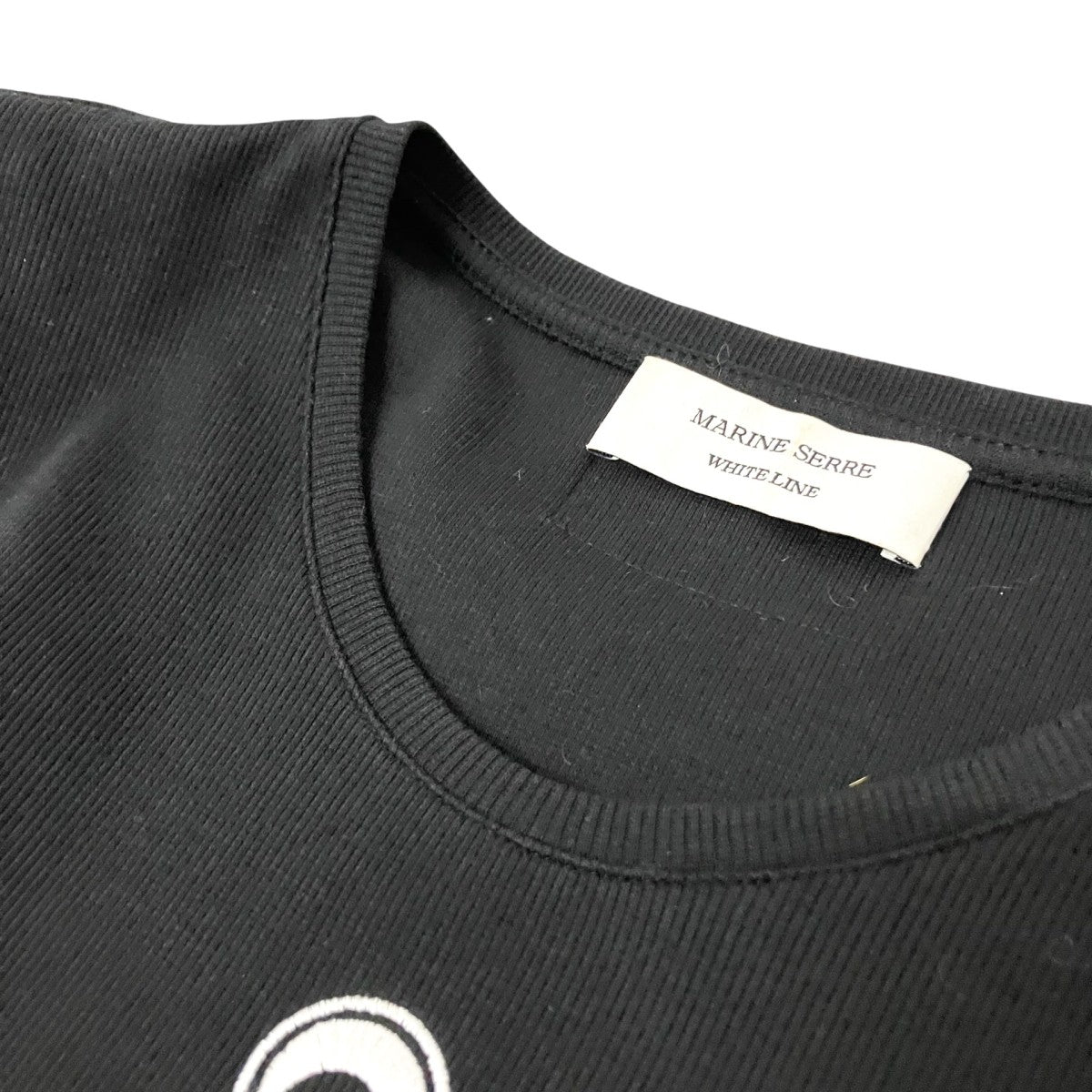 marine serre Organic Cotton Rib Tube DressシャツワンピースWDR057 CJER0011 古着・中古-4枚目のアイテム画像