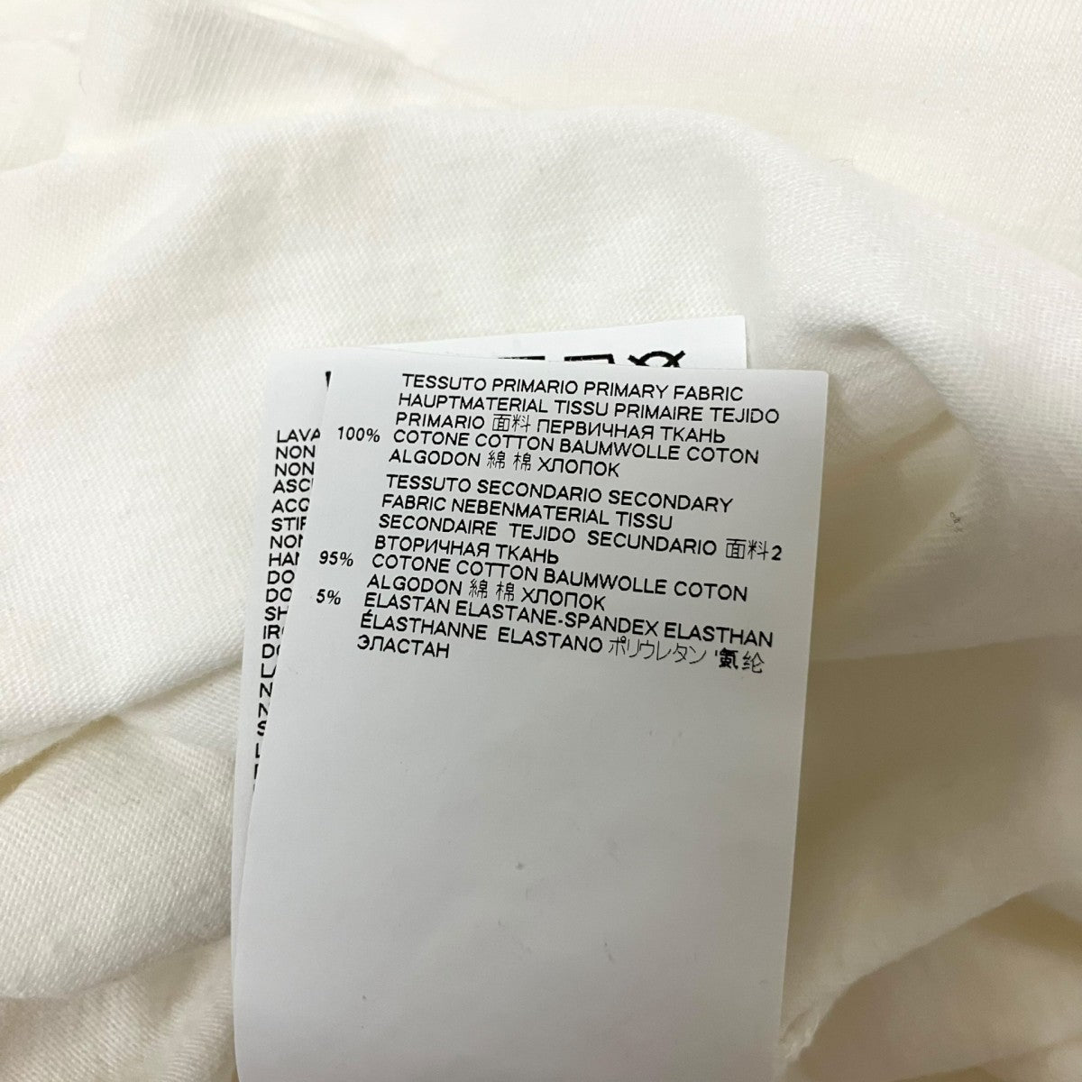 MM6 Maison Margiela CREW NECK CONSEGNATA CON PENNARELLO CANCELLABILE LAVABILE半袖TシャツS52GC0097 古着・中古-6枚目のアイテム画像