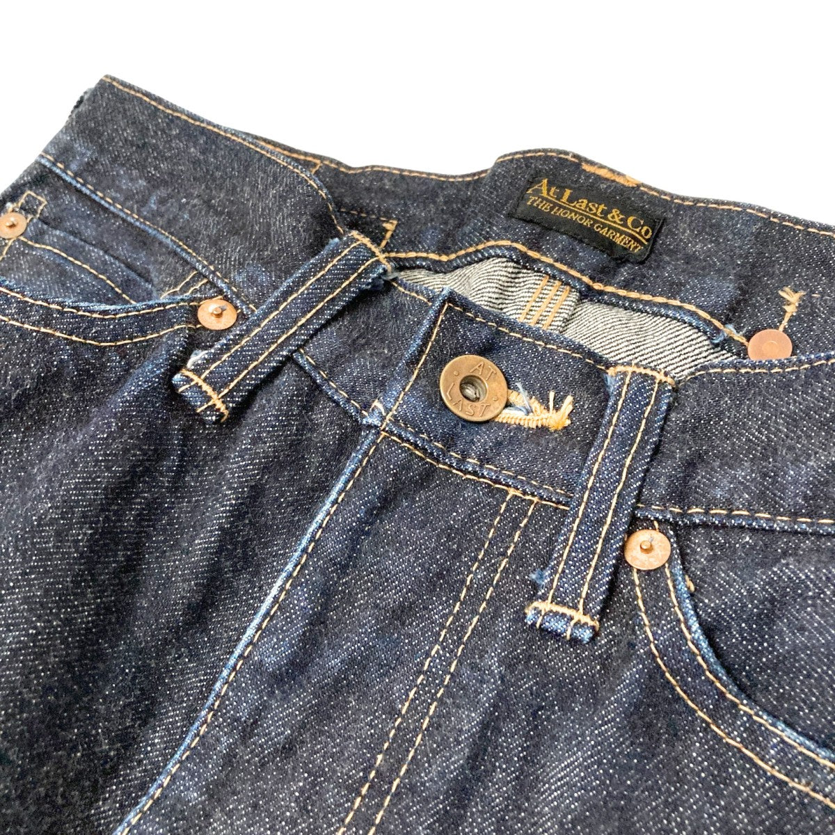 ATLAST ＆ CO(アットラスト) デニムパンツLot 107 Lot 107 インディゴ 