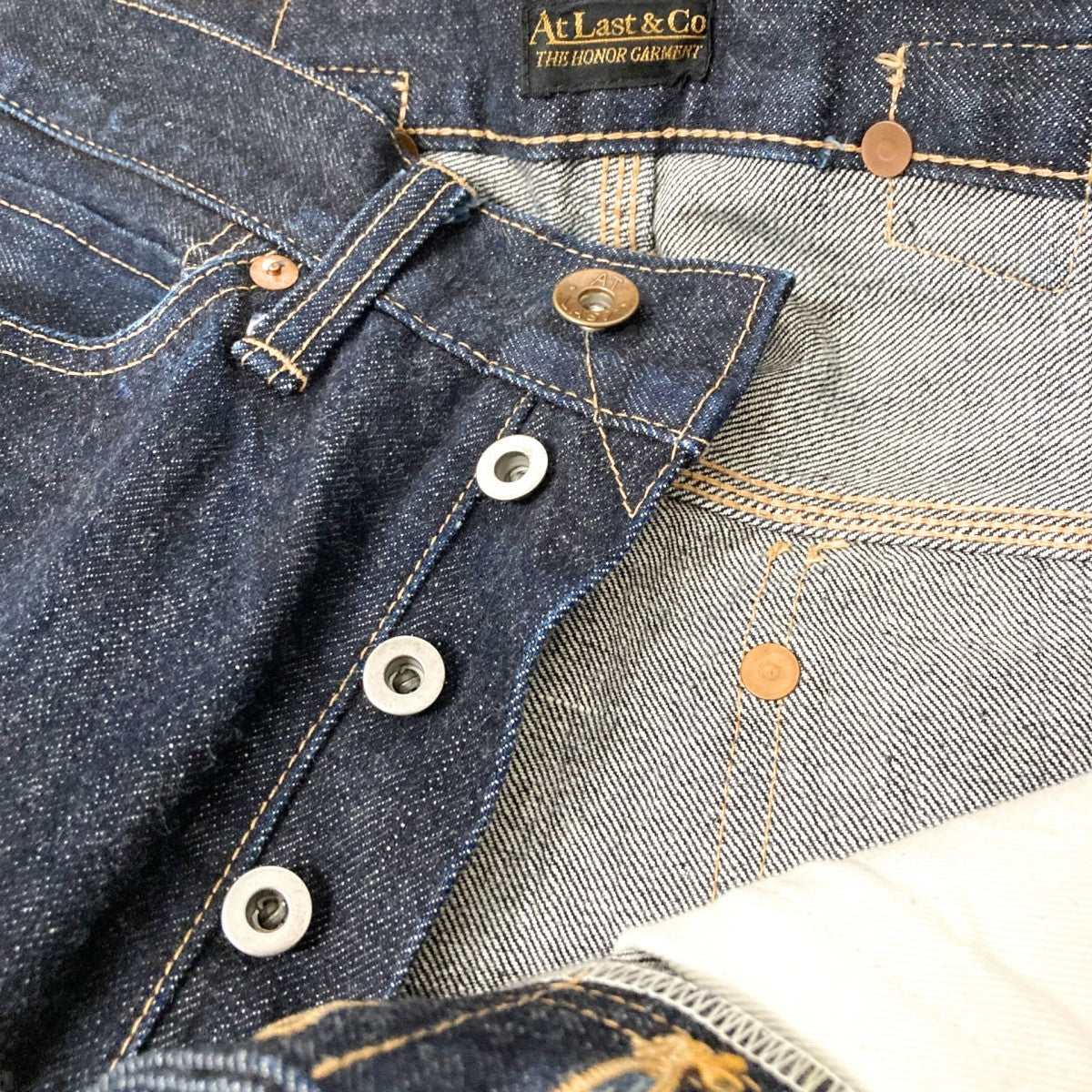 ATLAST ＆ CO(アットラスト) デニムパンツLot 107 Lot 107 インディゴ 