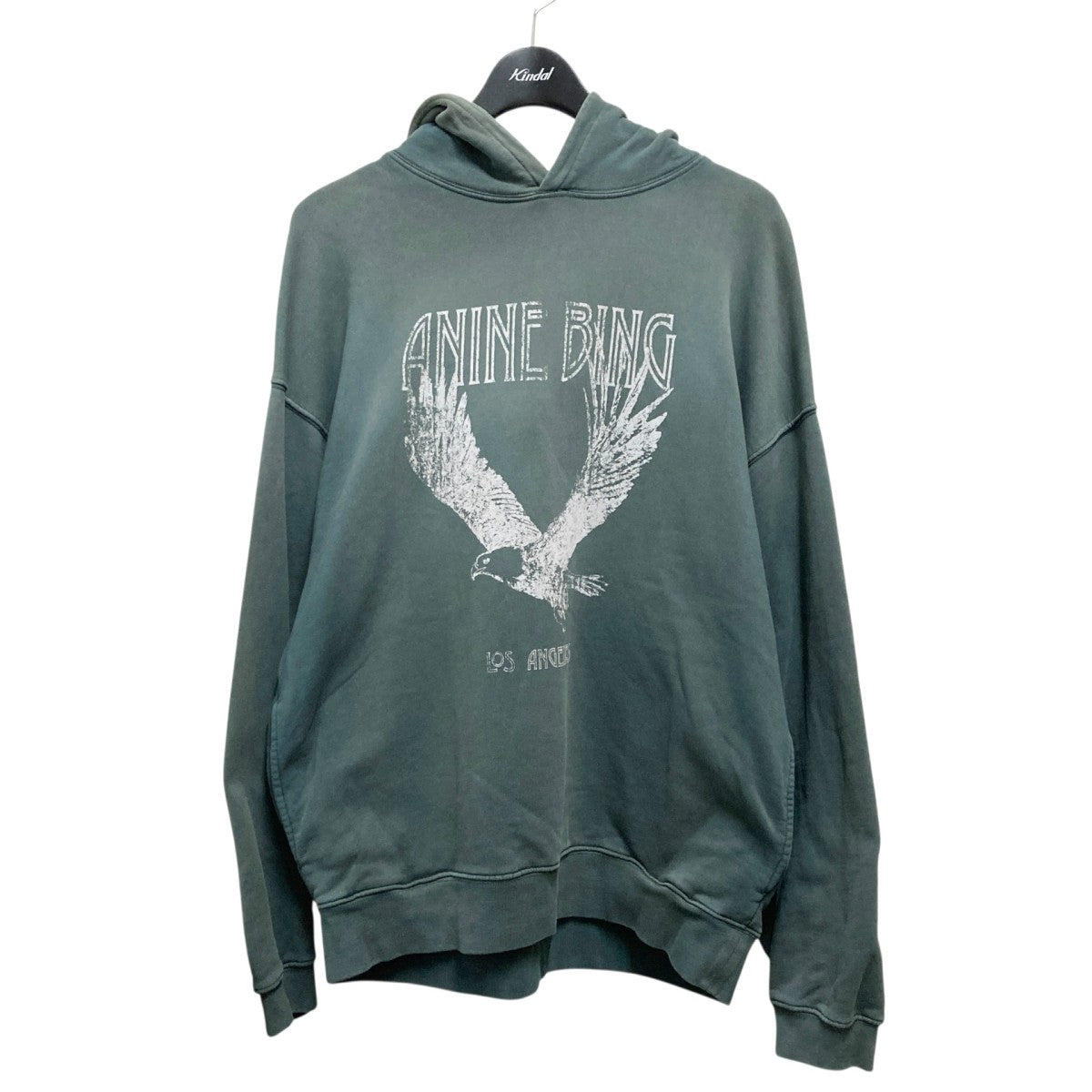 Anine Bing Ash Eagle HoodieプルオーバーパーカーA 08 6264 310 古着・中古-1枚目のアイテム画像