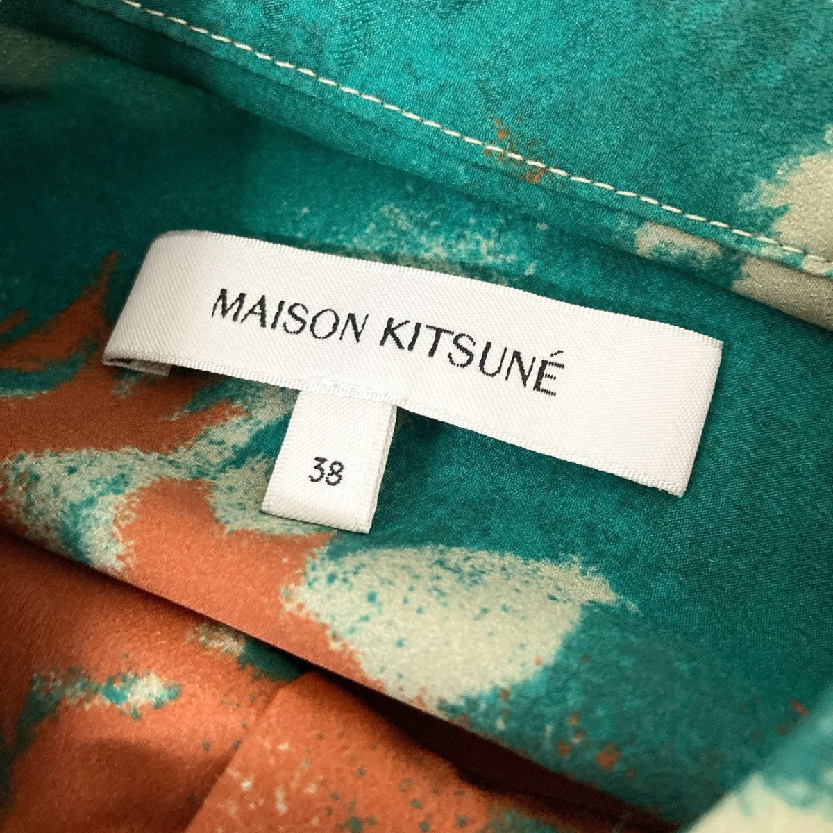 MAISON KITSUNE フラワープリントシャツLW00405WF4014 古着・中古-4枚目のアイテム画像