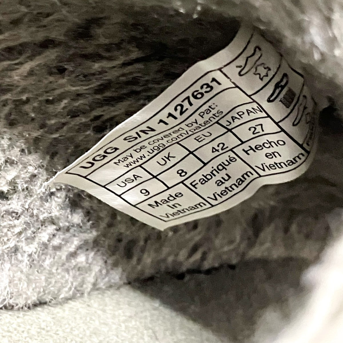 UGG CA805 V2 Slideスライドサンダル1127631 古着・中古-6枚目のアイテム画像