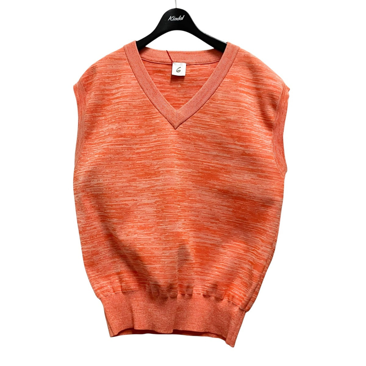 MELANGE KNIT VESTニットベスト8618 199 0125