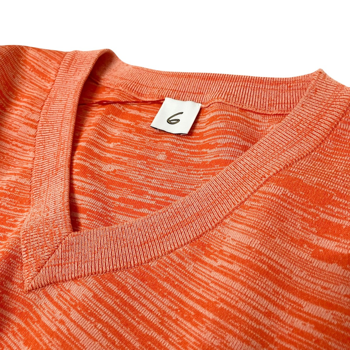 MELANGE KNIT VESTニットベスト8618 199 0125