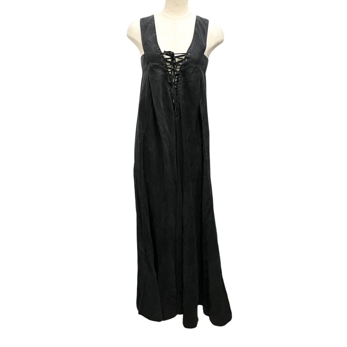 JUN MIKAMI シルク混ワンピース 古着・中古-1枚目のアイテム画像