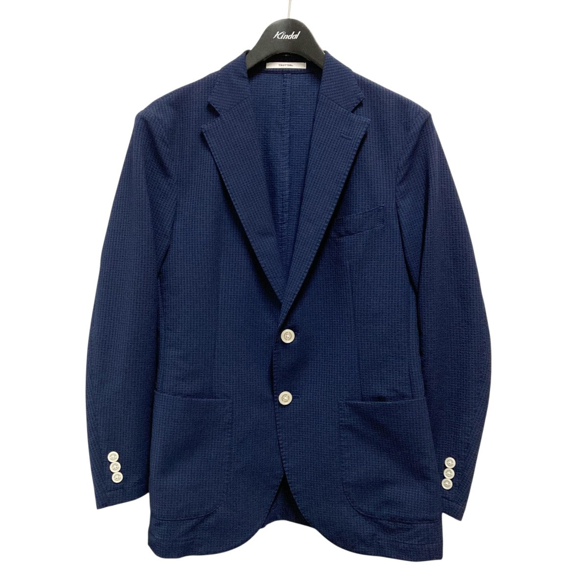 MACKINTOSH PHILOSOPHY◆テーラードジャケット/2ボタン/36/ウール/ネイビー/チェック/H1E12-858-28 MACKINTOSH PHILOSOPHY(マッキントッシュフィロソフィー) テーラード