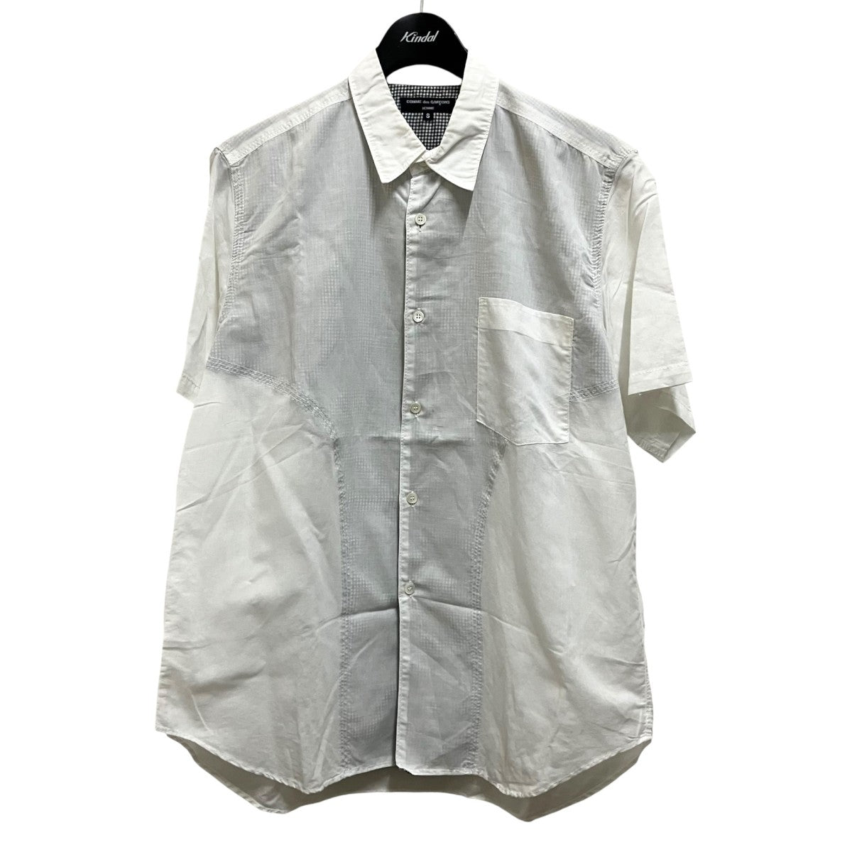 COMME des GARCONS HOMME 半袖シャツHQ B068 古着・中古-1枚目のアイテム画像