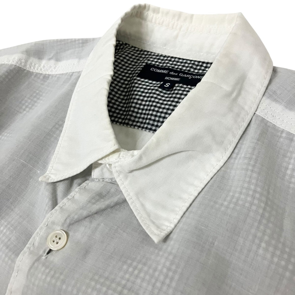 COMME des GARCONS HOMME 半袖シャツHQ B068 古着・中古-3枚目のアイテム画像