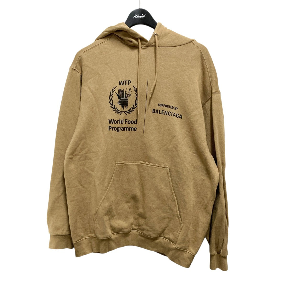 BALENCIAGA(バレンシアガ) WFP ロゴプリントプルオーバーパーカー