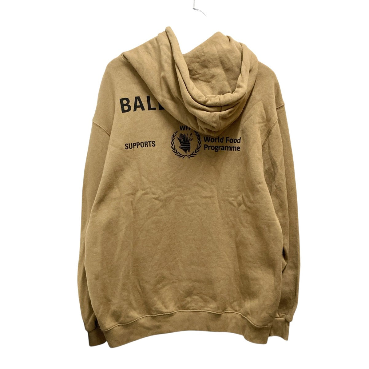 BALENCIAGA WFP ロゴプリントプルオーバーパーカー600583 TJVK4 古着・中古-2枚目のアイテム画像