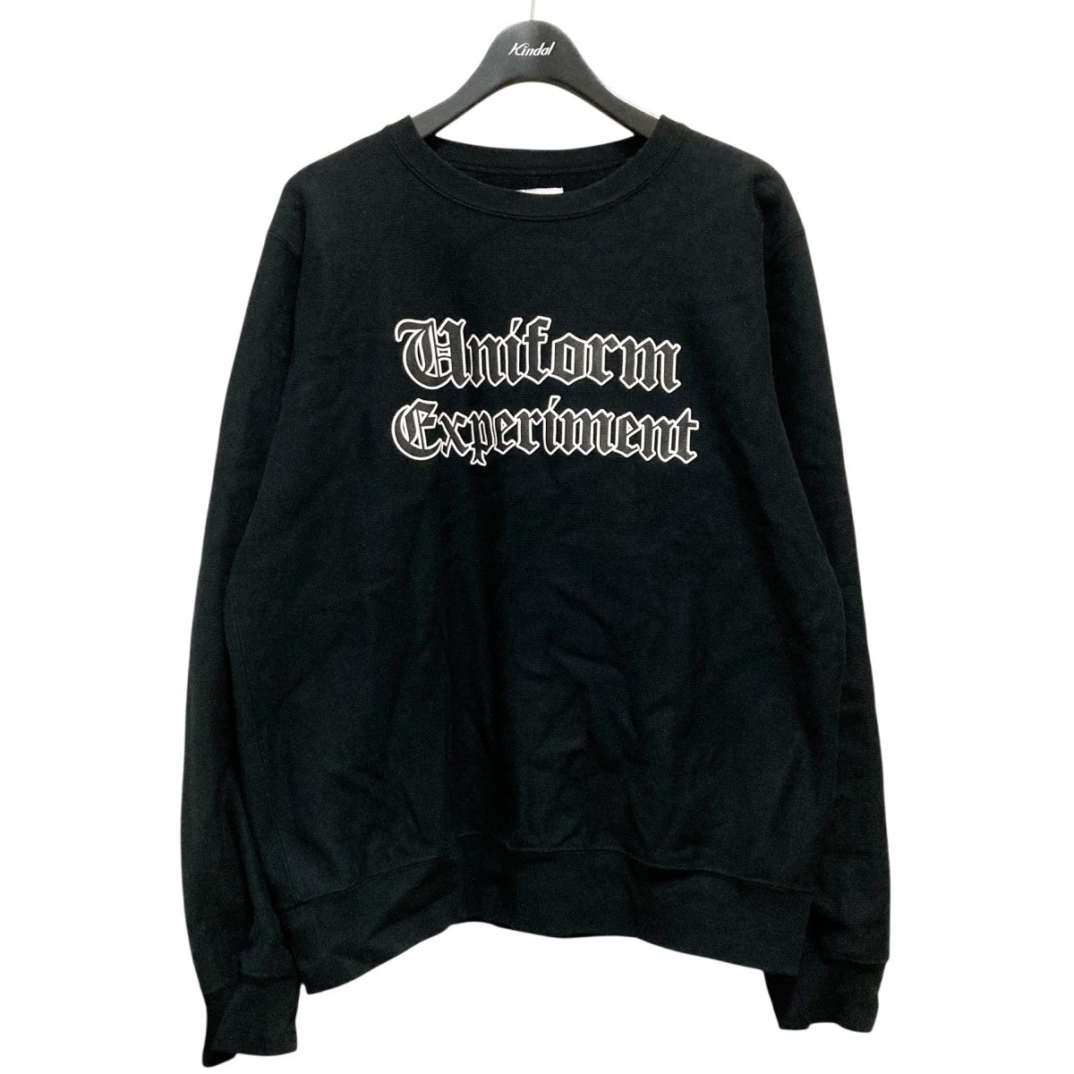 uniform experiment GOTHIC LOGO CREWNECK SWEATロゴスウェットUE 232022 古着・中古-1枚目のアイテム画像