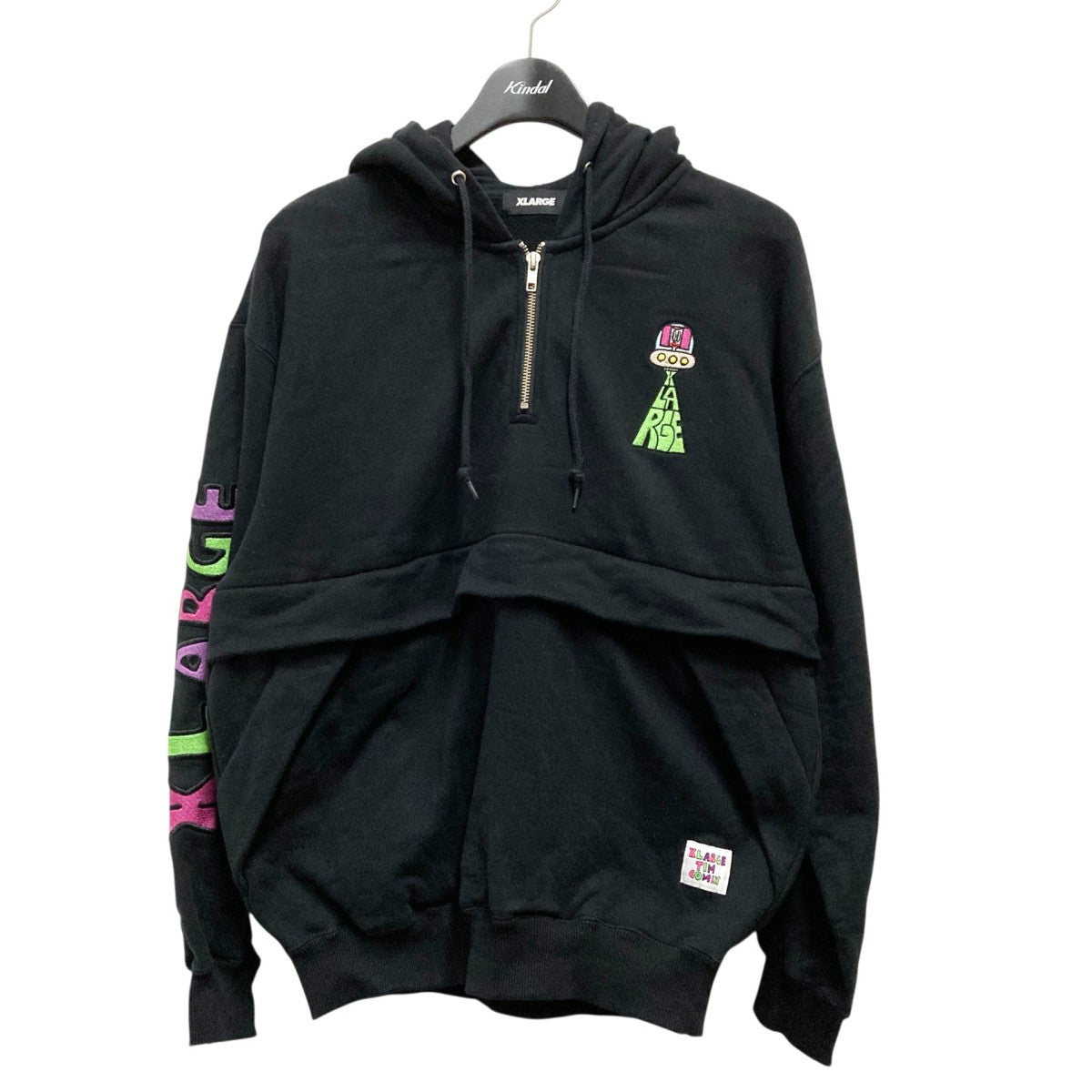 ハーフジップパーカー101233012005