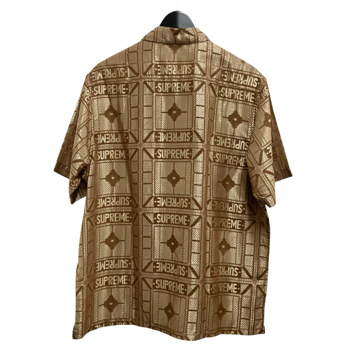 Supreme 幾何学模様 半袖シャツ L Supreme(シュプリーム) Tray Jacquard S／S Shirtシアー半袖シャツ