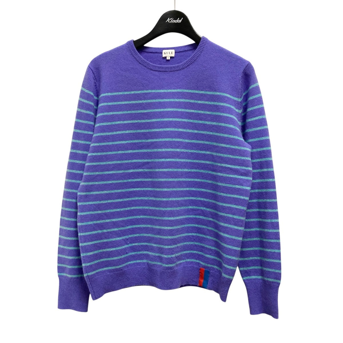 KULE×ESTNATION ボーダーカシミヤニット 古着・中古-1枚目のアイテム画像