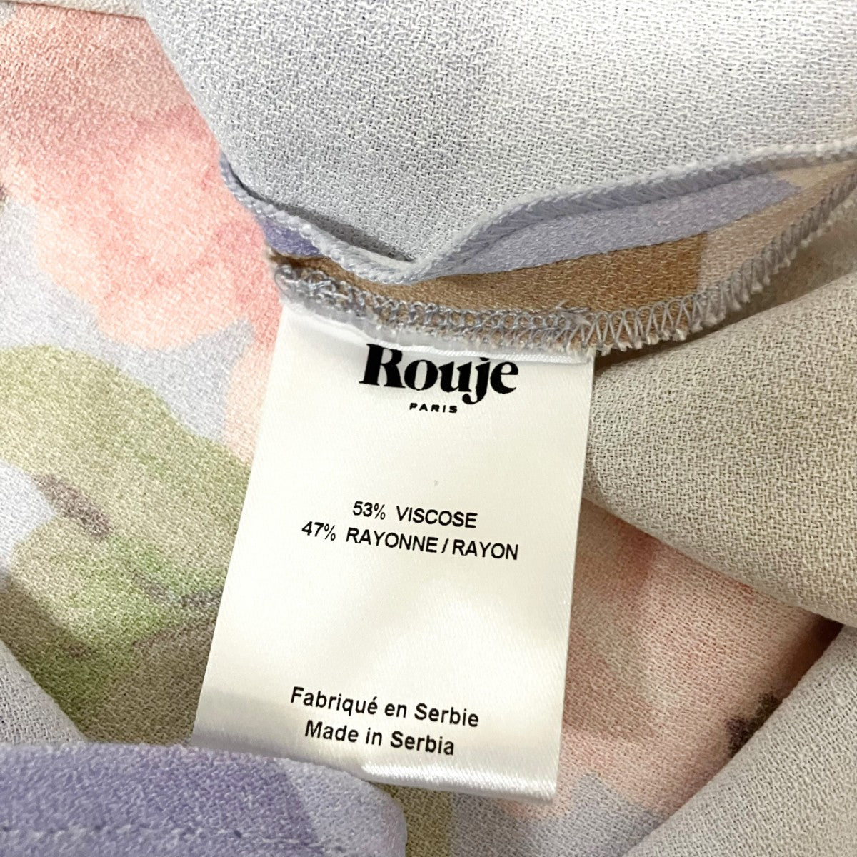Rouje 花柄キャミソールワンピース 古着・中古-6枚目のアイテム画像