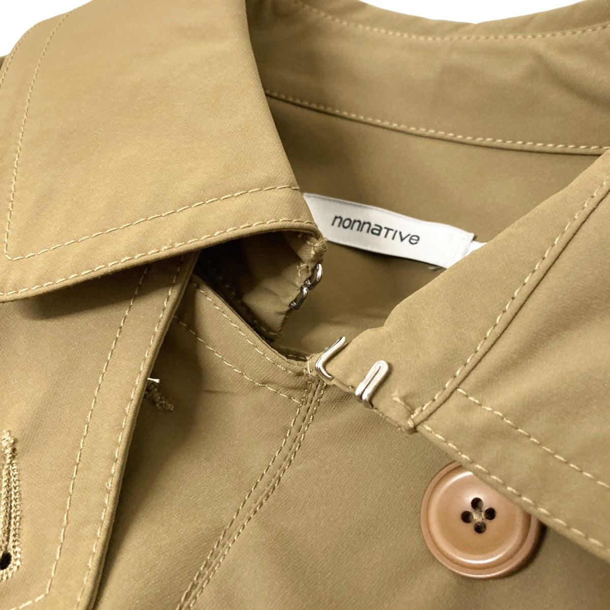 nonnative SAILER COAT POLY STRETCH TWILLダブルコートNN J2809 古着・中古-3枚目のアイテム画像