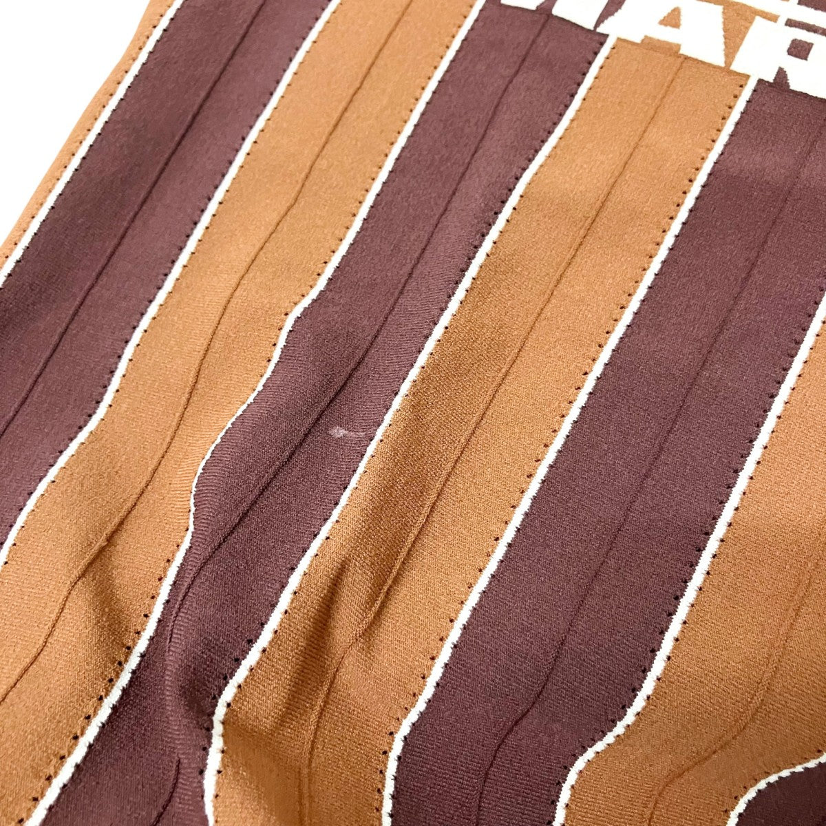 Martine rose LOGO TIGHT T-SHIRTストライプTシャツ 古着・中古-4枚目のアイテム画像