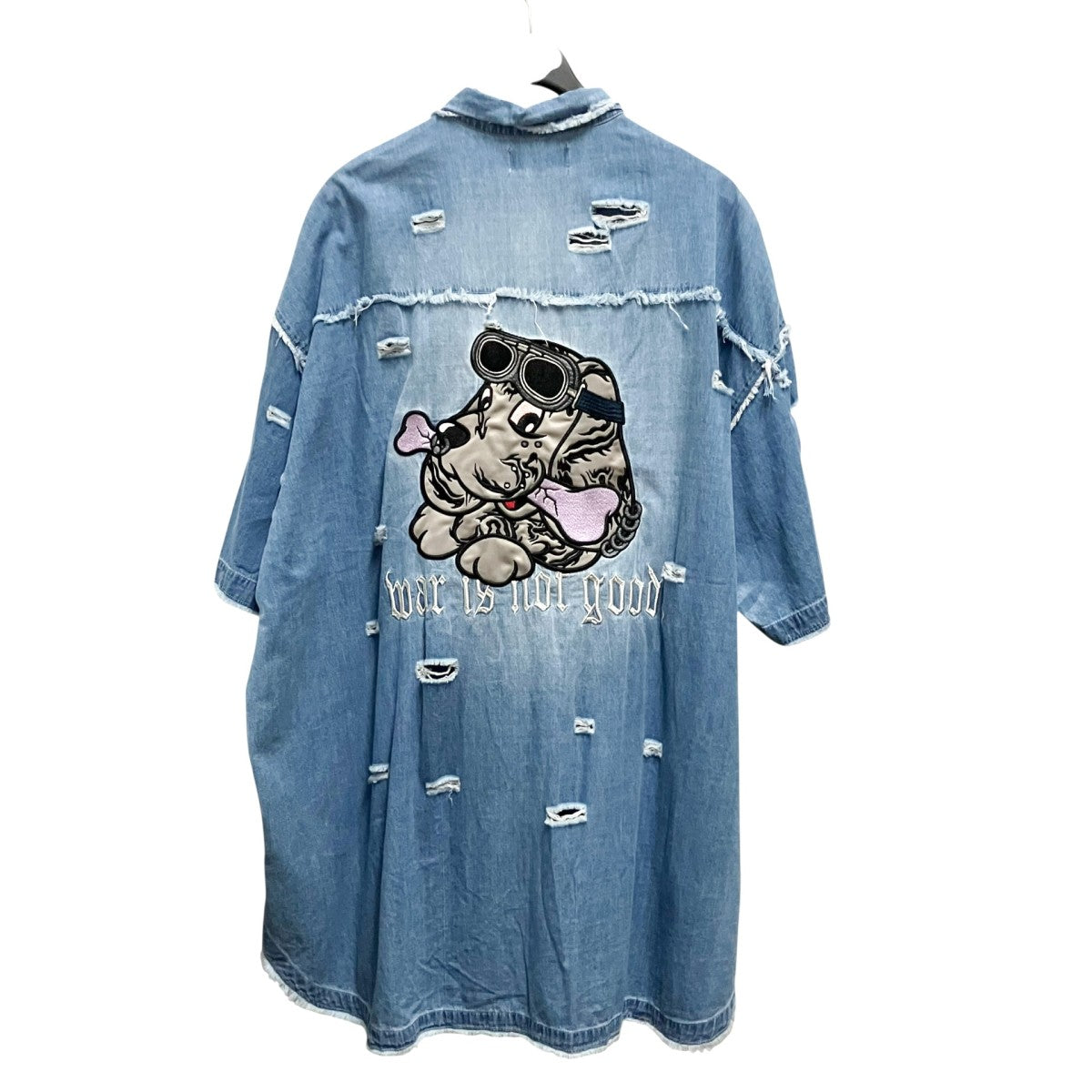 GALFY ダメージ加工シャツ152025 古着・中古-2枚目のアイテム画像