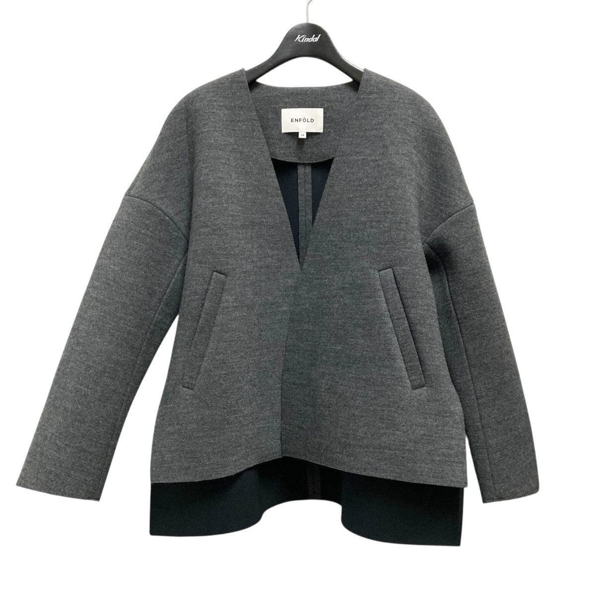 ENFOLD(エンフォルド) C／SI タイプライターオーバーフレアブルゾン