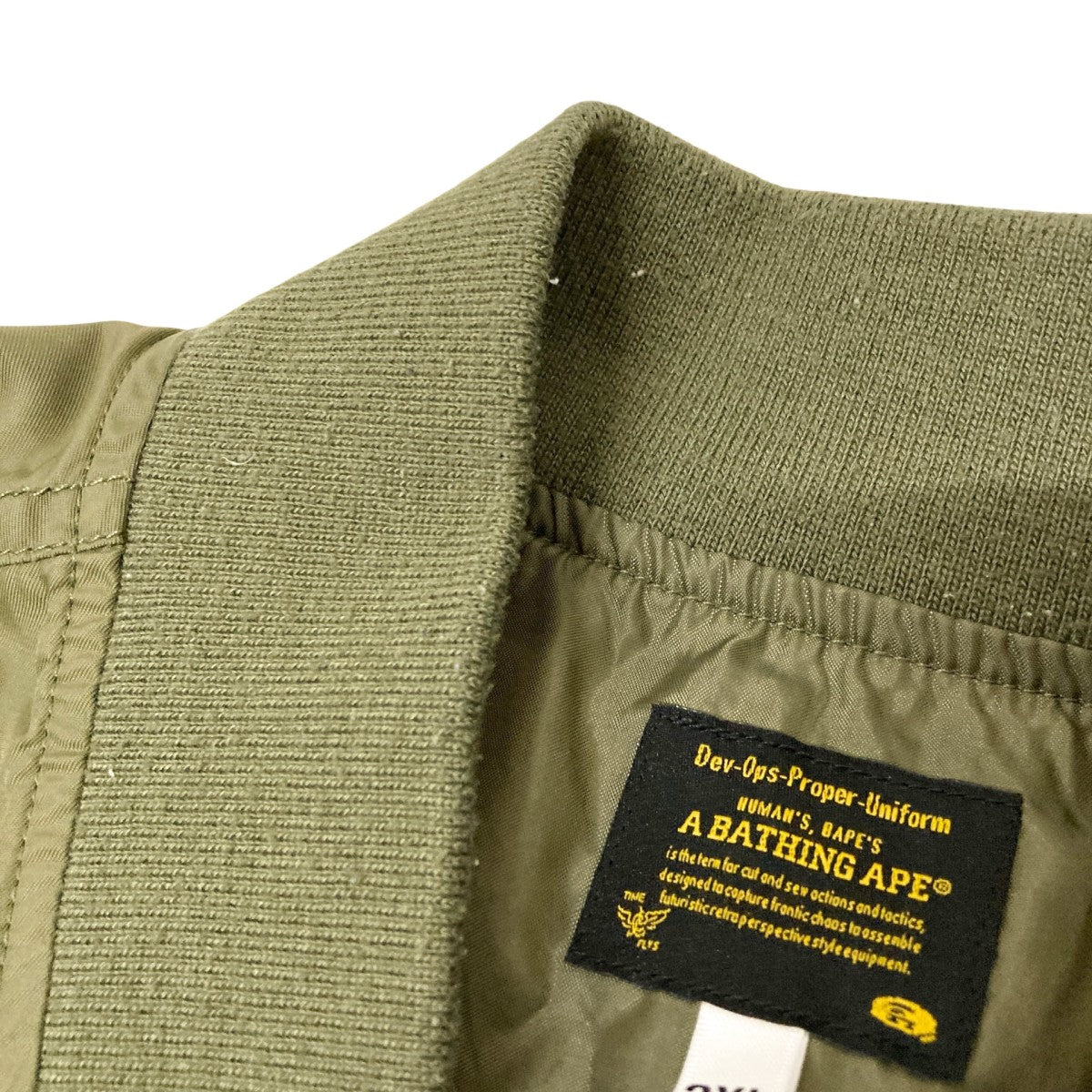 A BATHING APE(アベイシングエイプ) MA-1ジャケット001GDE201009X