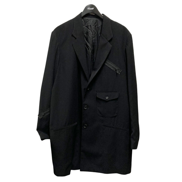 s'yte(サイトヨウジヤマモト) PE／GABARDINE ZIPPER-TAPED LONG JACKET