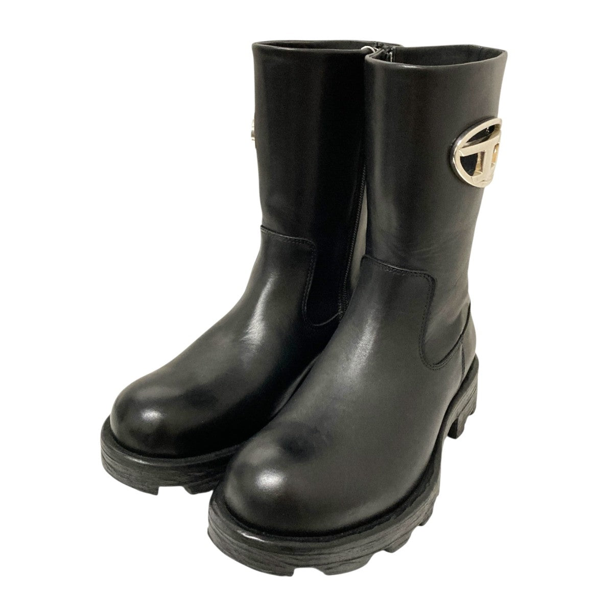 DIESEL D-HAMMERロングブーツ 古着・中古-1枚目のアイテム画像