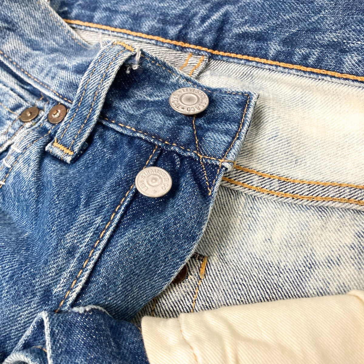 LEVI’S VINTAGE CLOTHING ブリーチ加工デニムパンツ47501 0175 古着・中古-4枚目のアイテム画像