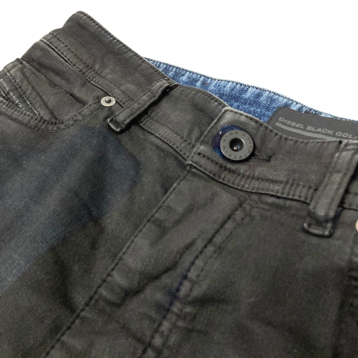 DIESEL BLACK GOLD コーティング加工デニムパンツTYPE 2831 古着・中古-3枚目のアイテム画像