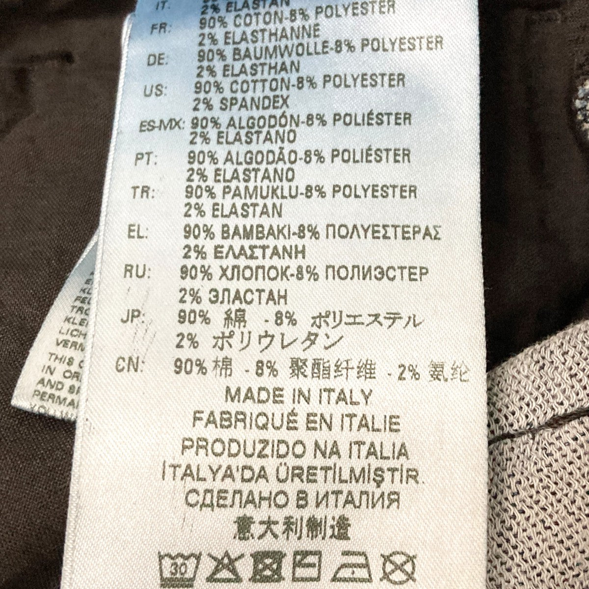 DIESEL BLACK GOLD コーティング加工デニムパンツTYPE 2831 古着・中古-7枚目のアイテム画像
