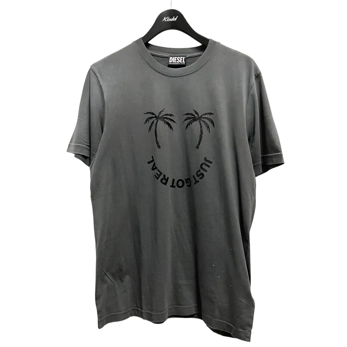 DIESEL ダメージ加工半袖TシャツA03008 古着・中古-1枚目のアイテム画像