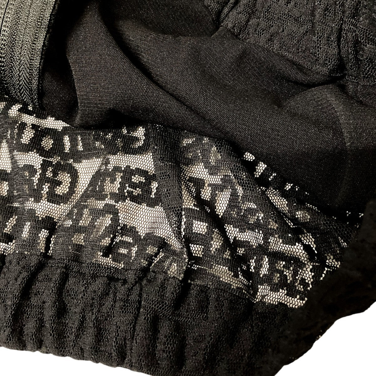 Hysteric Glamour TYPE LOGO柄ジャカード ブルゾンレースジャケット01251AB05 古着・中古-4枚目のアイテム画像