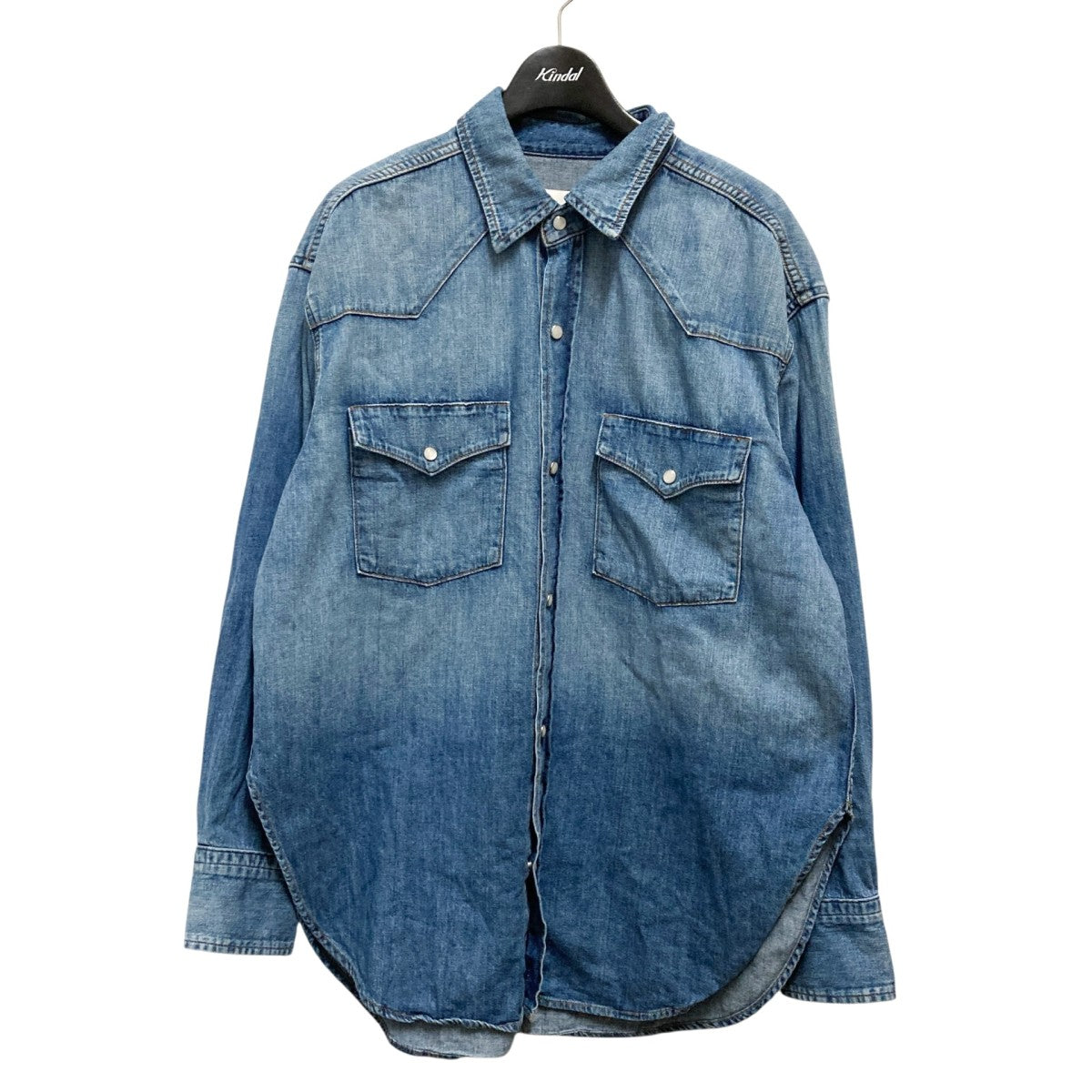 CITIZENS of HUMANITY KAYLA WESTERN SHIRTデニムシャツ25 050 510 0007 1 0 古着・中古-1枚目のアイテム画像