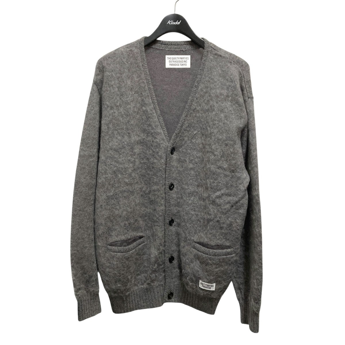 21AWMOHAIR KNIT CARDIGANモヘヤ混カーディガン