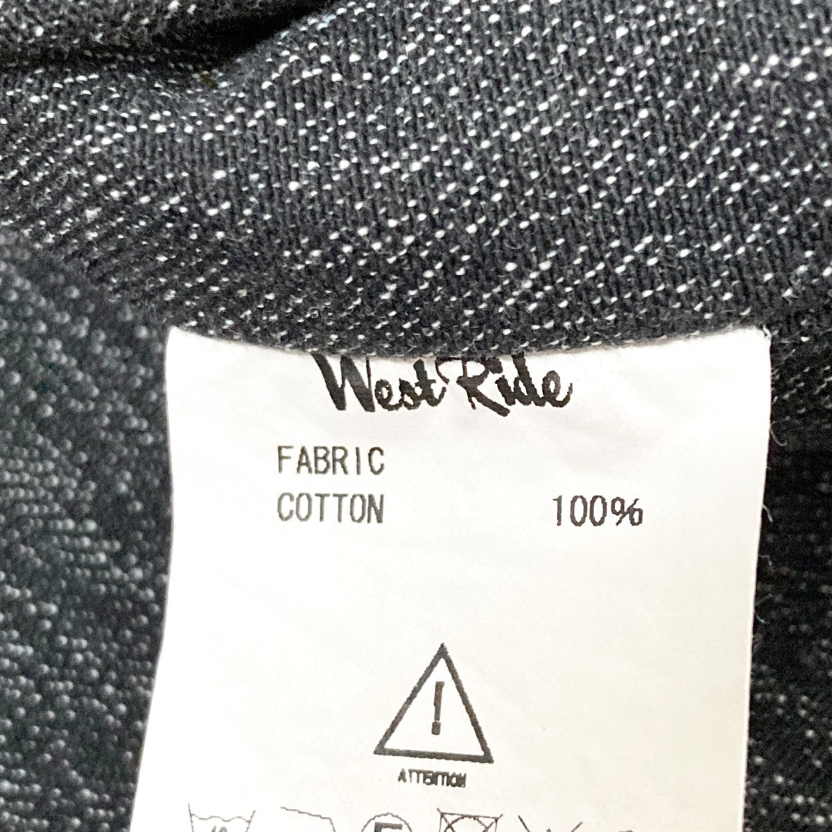 WEST RIDE ワークベスト 古着・中古-6枚目のアイテム画像