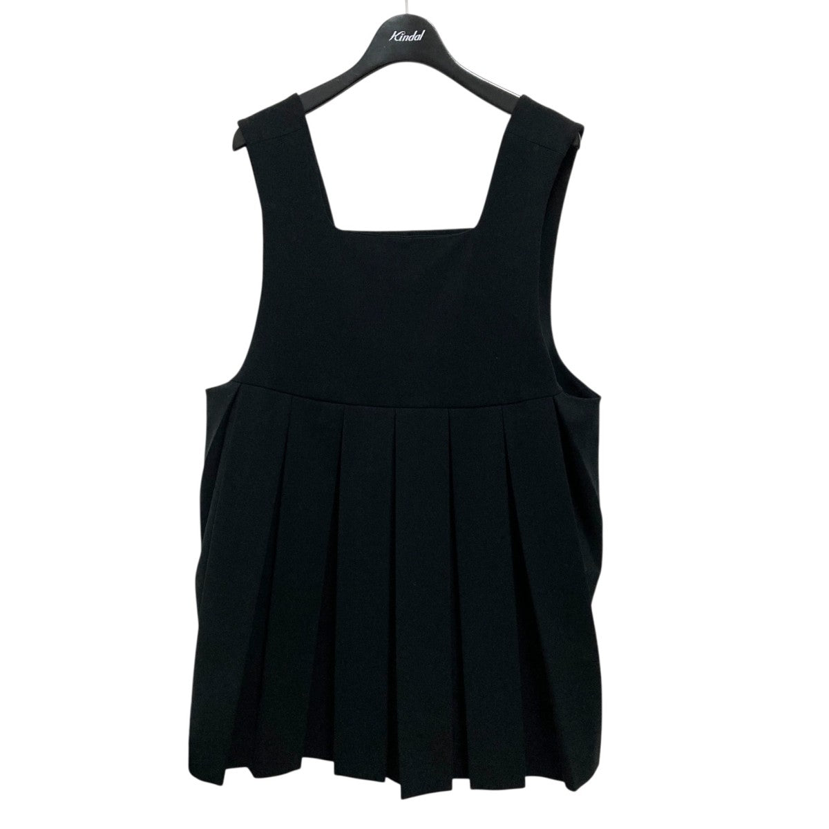 トップス ENFOLD PLEATS TWO-WAY VEST ENFOLD - PLEATS TWO-WAY VEST / プリーツ ベスト / 2way / ブラック