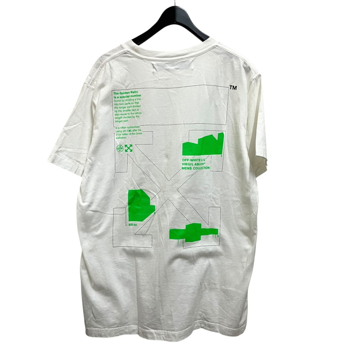 OFFWHITE 半袖TシャツOMAA027R20185006 古着・中古-2枚目のアイテム画像