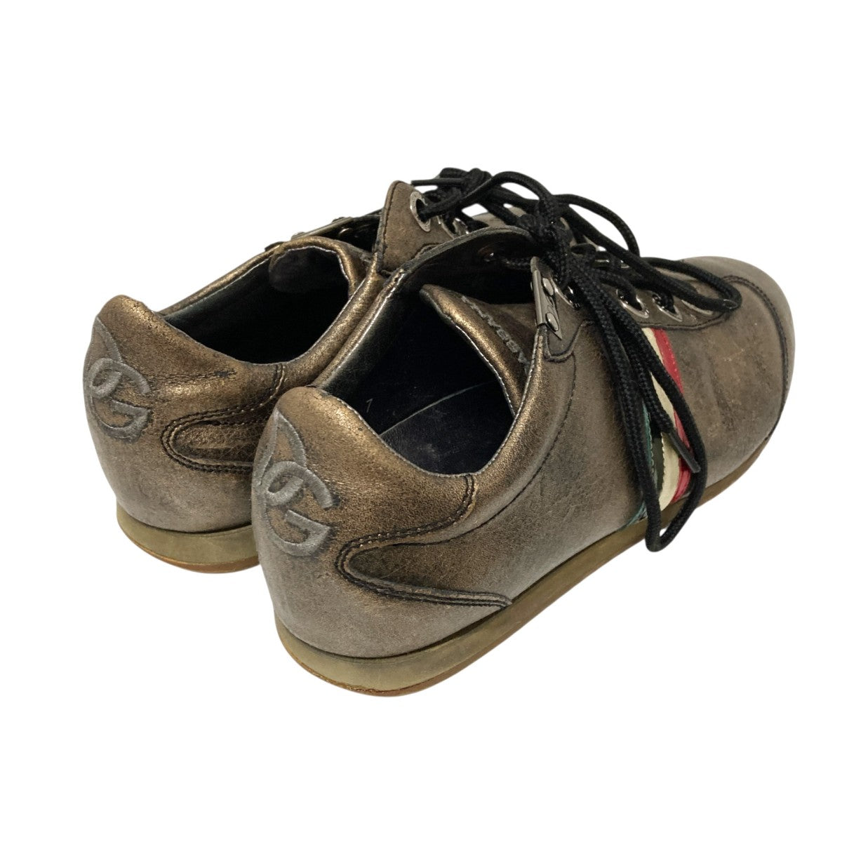 DOLCE ＆ GABBANA ヴィンテージ加工スニーカーCA0264 古着・中古-5枚目のアイテム画像
