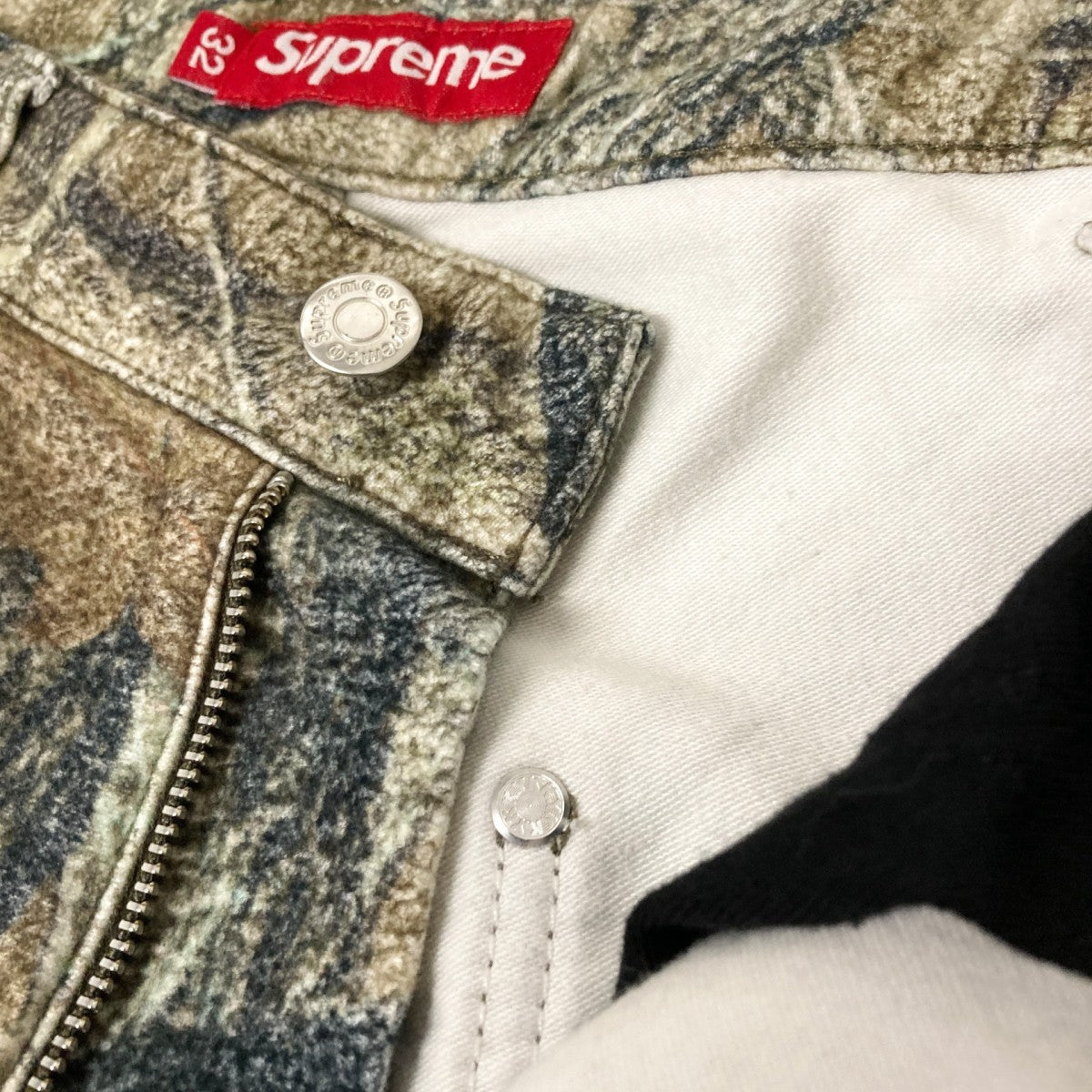 Supreme Moleskin Double Knee Painter Pant Camoカモフラ柄パンツ 古着・中古-4枚目のアイテム画像
