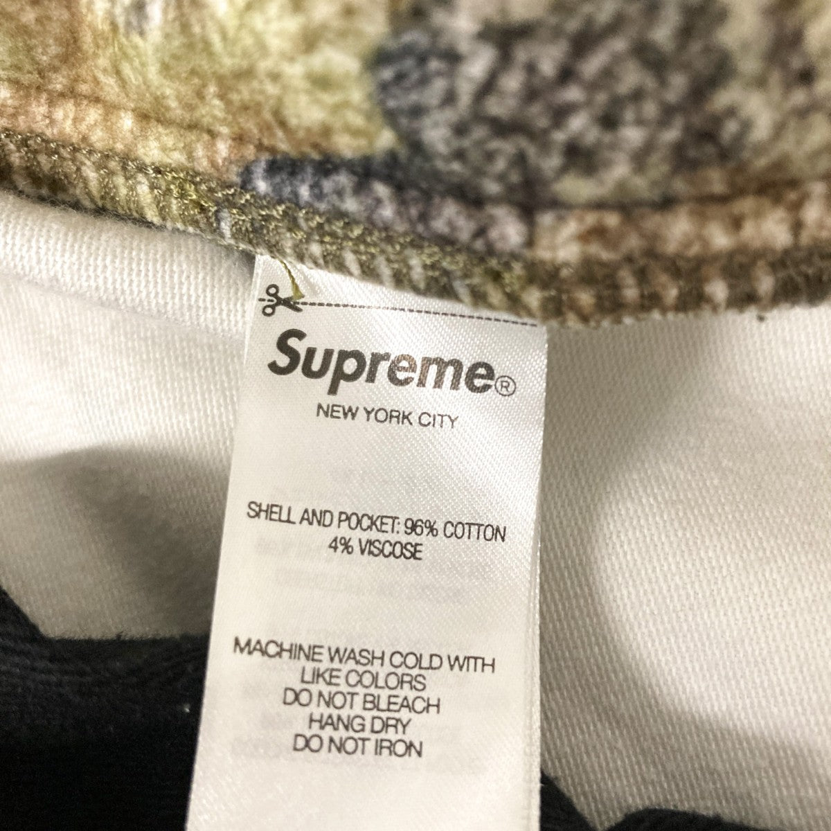 Supreme Moleskin Double Knee Painter Pant Camoカモフラ柄パンツ 古着・中古-6枚目のアイテム画像