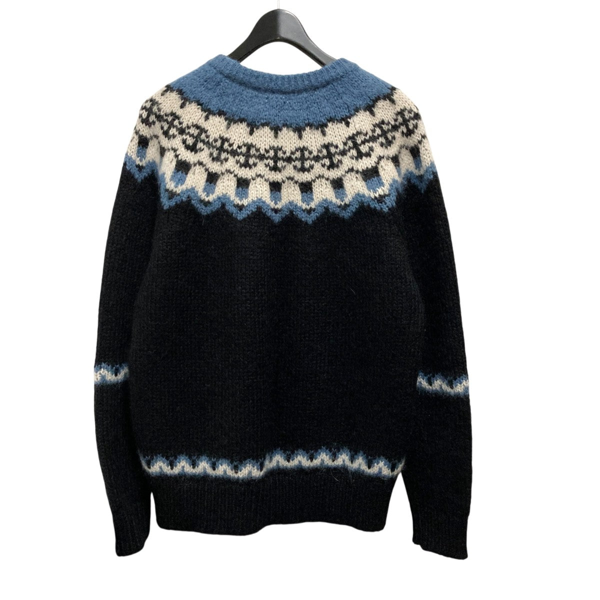 BATONER(バトナー) MOHAIR NORDIC CREW NECKモヘヤ・アルパカ混ニット