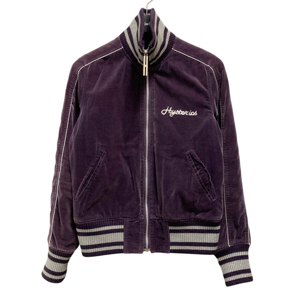 美品　ヒステリックグラマー ガール　ベロア　ジャケット HYSTERIC GLAMOUR GIRL ベロア ジャケットXヒス赤