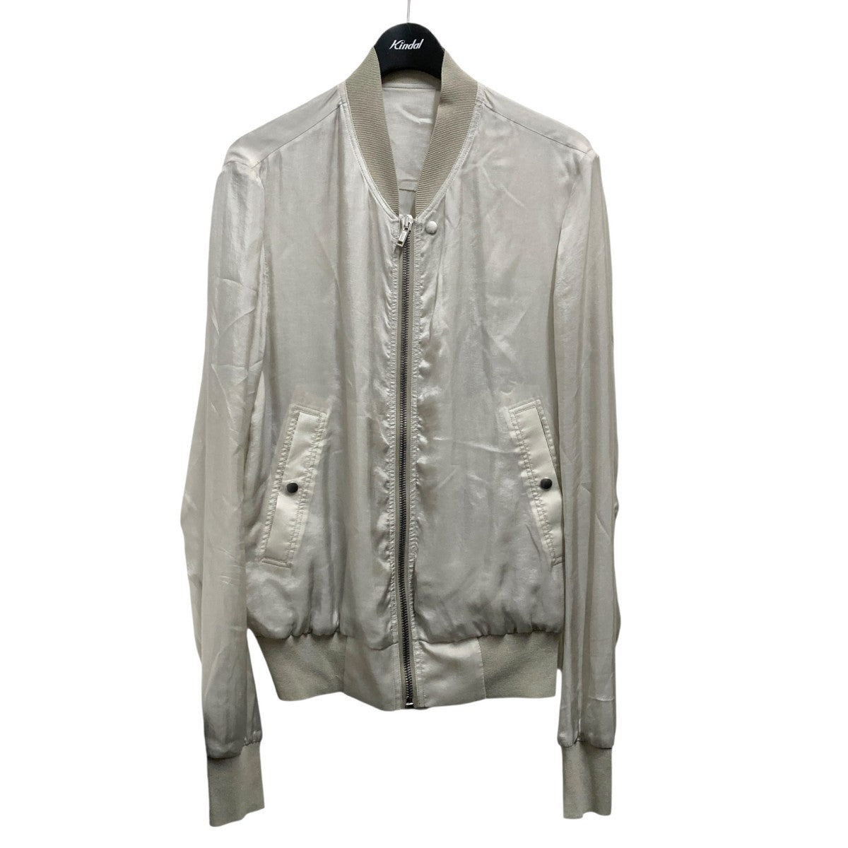 RICK OWENS CLASSIC FLIGHTジップジャケットRU01D3782 J 古着・中古-1枚目のアイテム画像