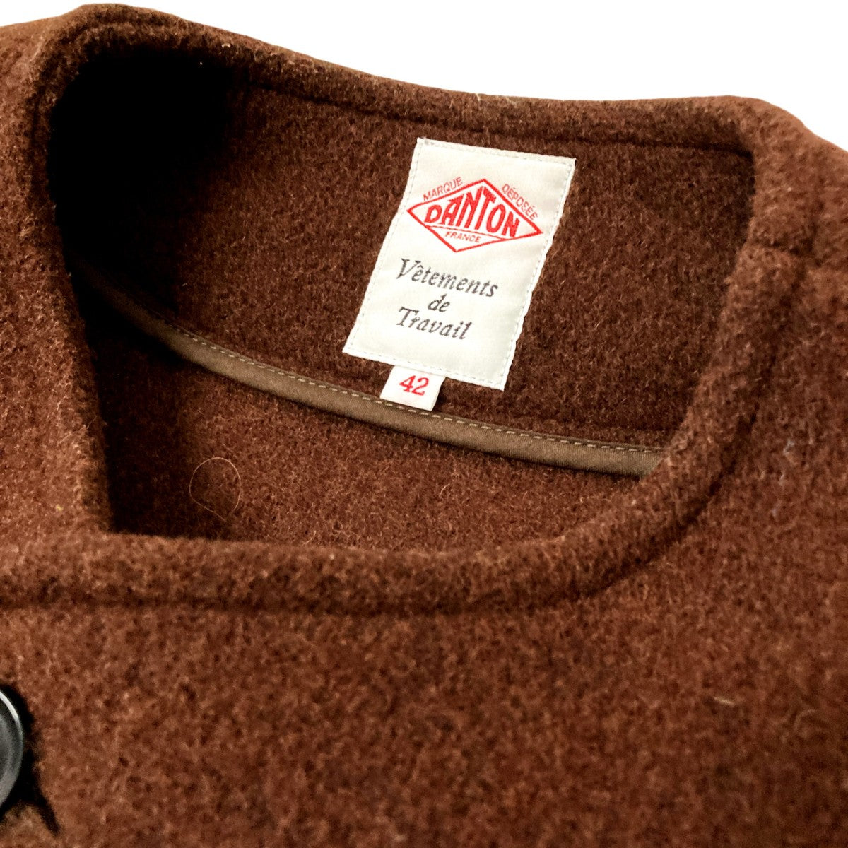 DANTON(ダントン) ノーカラージャケットJD 8990 JD 8990 ブラウン