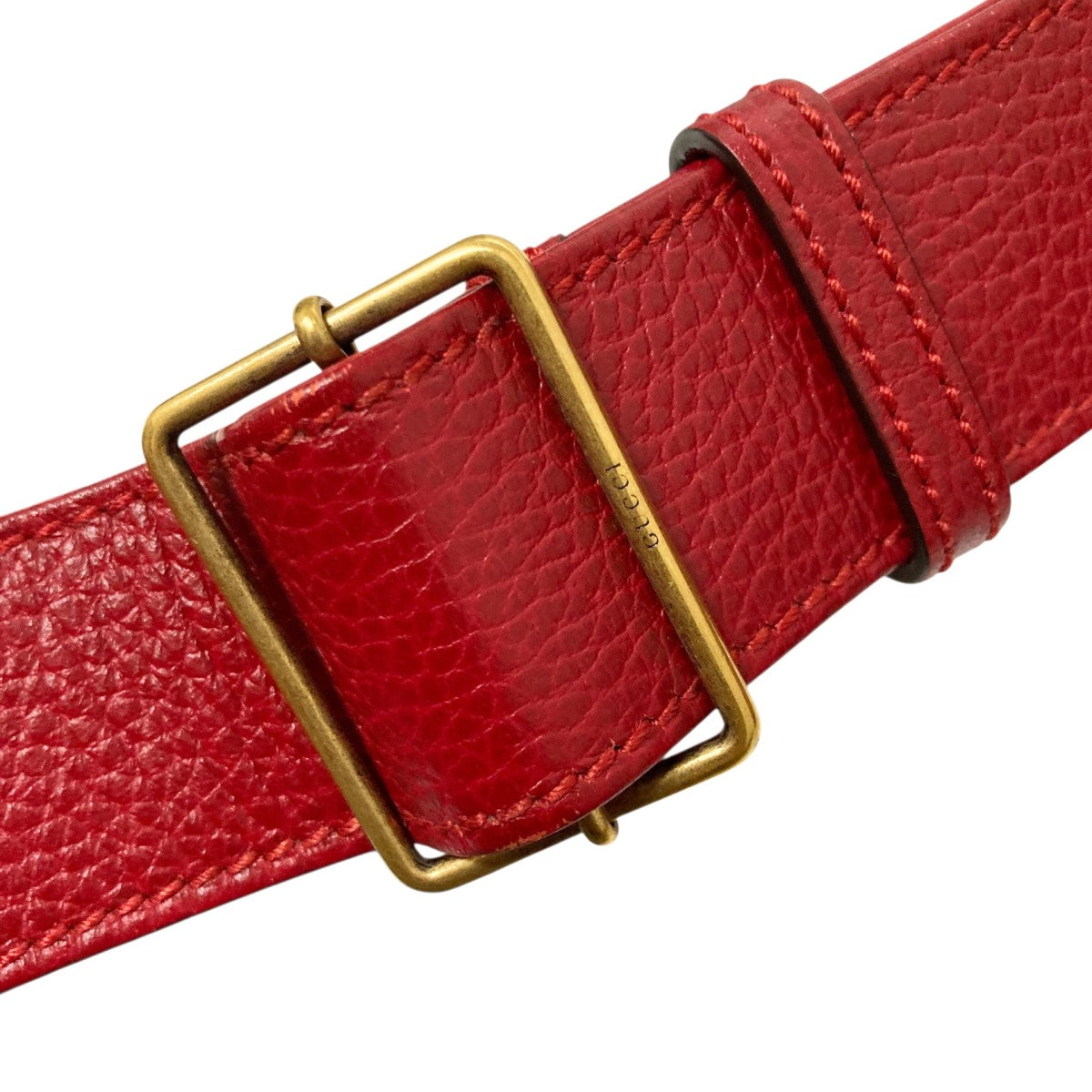 GUCCI グッチプリントメッセンジャーバッグ523591 523591 □ レッド
