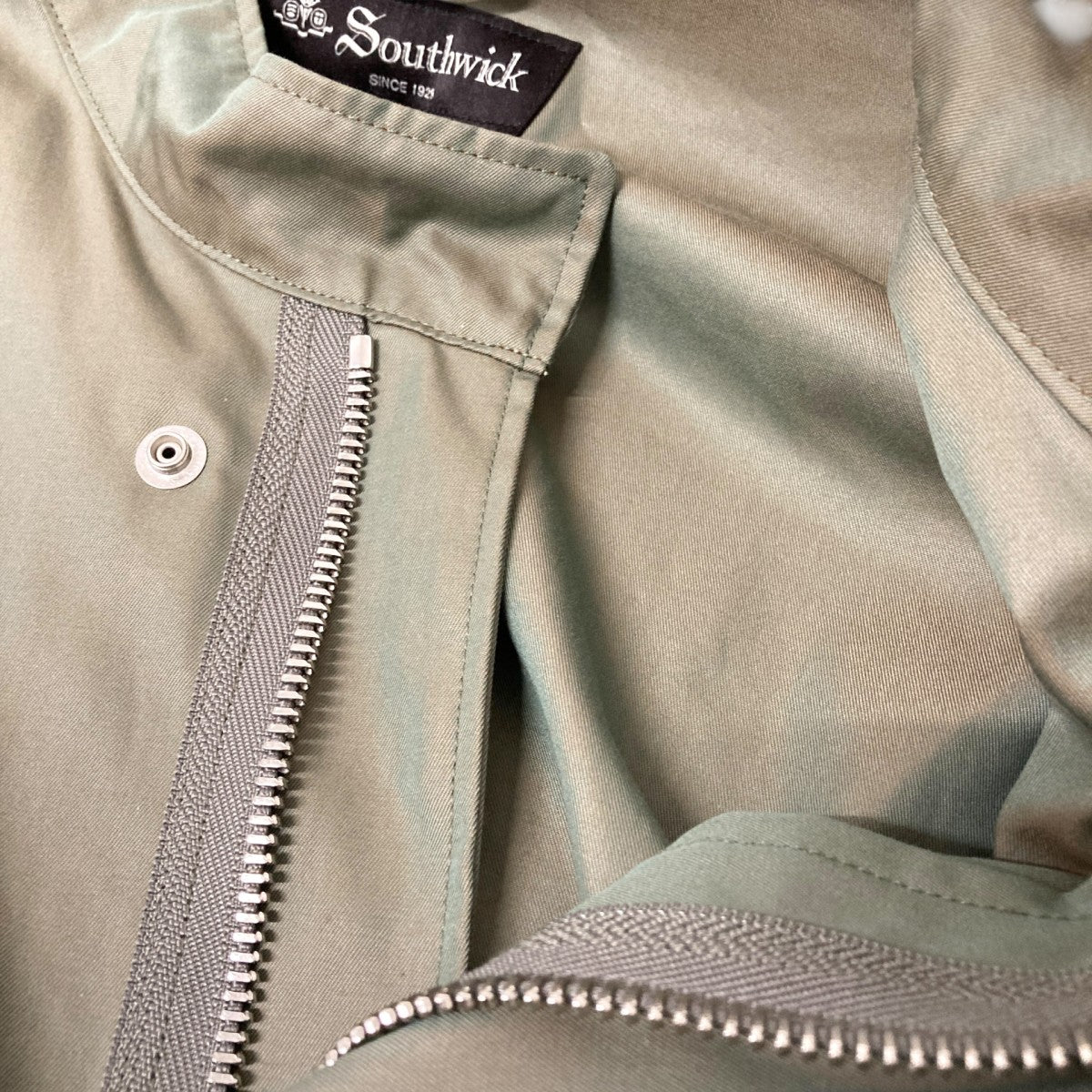 SOUTHWICK シャンブレーコート114 18 0069 古着・中古-4枚目のアイテム画像