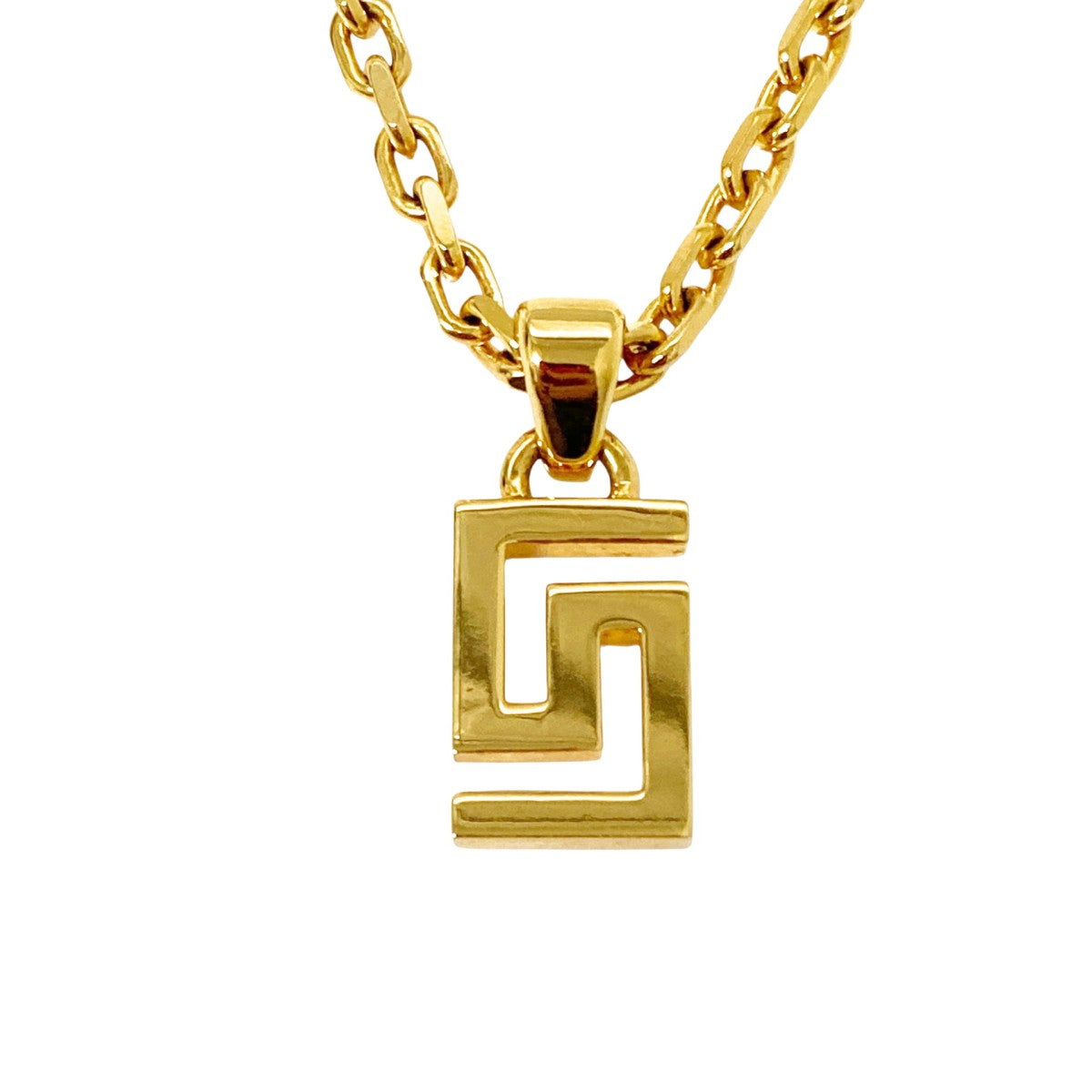 VERSACE(ヴェルサーチ) グレカモチーフネックレス ゴールド｜【公式